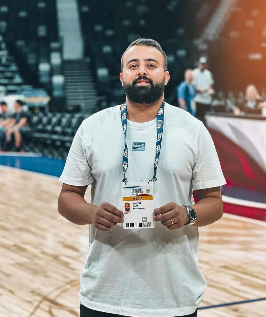 Wadih Hajj courtside